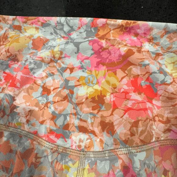Lululemon Align 25” Inflorescence Multi High Rise Leggings Women’s Size 6 GUC - Picture 5 of 12